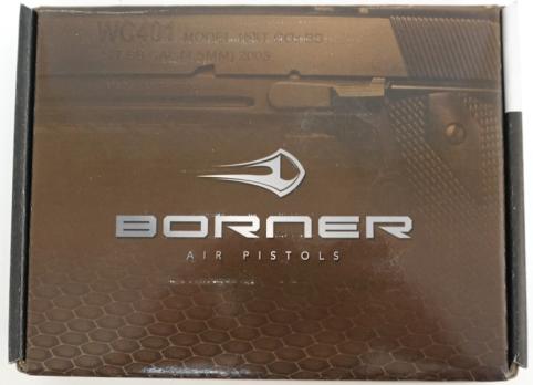 Пневматический пистолет Borner WC 401 (пластик, неподвижный, 3Дж) кал. 4.5 мм