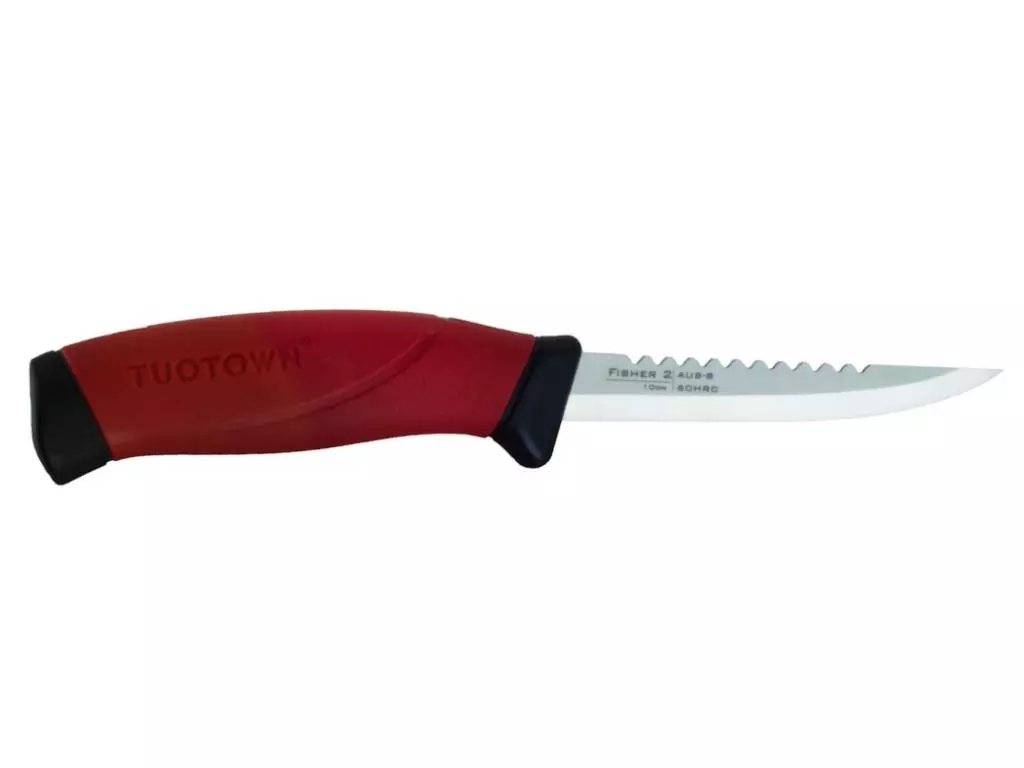 Нож TuoTown Fisher 2 (AUS8, Эластрон)