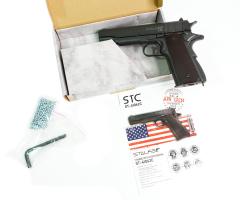Пневматический пистолет Stalker STC Blowback (3 Дж, Colt 1911, подвижный затвор, шарики ВВ, металл, CO₂) 4,5 мм