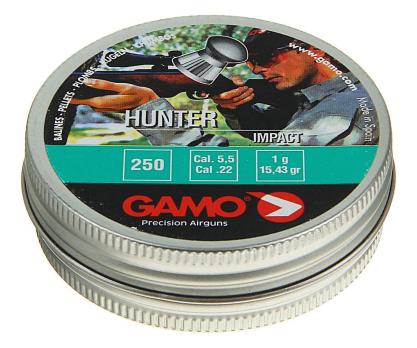 Пули Gamo Hunter 5,5 мм, 1,0 г (250 штук)