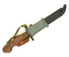 ММГ штык-нож ШНС-001-01 (АКМ), коричн. рукоятка с резин. накладкой «Люкс»