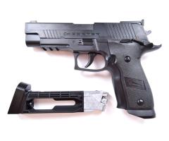 Пневматический пистолет Borner Z122 (SS P226, 3Дж, подвижный затвор, пластик) кал. 4.5 мм